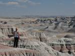 Mirante no Badlands National Park, em South Dakota, nos Estados Unidos